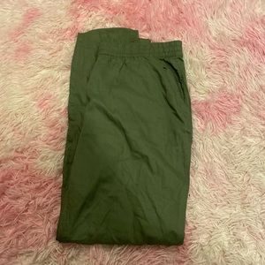 New olive green pants